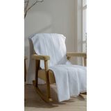 Comfort Craft %100 Pamuk Çift Kişilik Pike - 200X230 cm Dört Mevsim Yatak Örtüsü - Beyaz