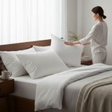 Comfort Craft 1000GR Boncuk Silikon Yastık - 50X70 cm Dolgun Uyku Yastığı - 50 x 70 cm - Beyaz