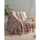 Comfort Craft Çok Amaçlı Pamuklu Örtü - Koltuk Şalı ve Yatak ÖRTÜSÜ-150X190 cm - 150 x 190 cm - Bordo