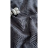 Comfort Craft Kare Dokuma Modern Çift Kişilik Pike - Nefes Alan Pamuklu Waffle Yatak Örtüsü