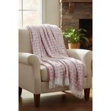 Comfort Craft Pamuklu Balkon ve Koltuk Battaniyesi - 130X170 cm Yumuşak Dokulu Şal - 130 x 170 cm - Pembe
