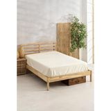 Comfort Craft Yumuşak Havlu Dokulu Lastikli Çarşaf - Kaymaz ve Nefes Alan Pamuklu Yapı - Bej - 200x200 cm