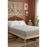 Comfort Craft Yumuşak Havlu Dokulu Lastikli Çarşaf - Kaymaz ve Nefes Alan Pamuklu Yapı - Vizon - 200x200 cm