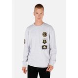 Comfort Fit Erkek Gri Sweatshirt