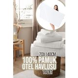 Comfort Home 100% Pamuk Otel Havlusu Banyo Havlusu 70x140 Cm - Beyaz