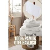 Comfort Home 100% Pamuk Otel Havlusu Banyo Havlusu 90x145 Cm - Beyaz