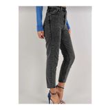 comfort jeans Yüksek Bel Likralı Yumuşak Dokunuşlu Rahat Kesim Mom Jean Kot Pantolon