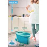 Comfort Mop Seti Tekerlekli Paspas Temizlik Seti Temizlik Kovası Döner Başlıklı