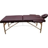 Comfort Plus 201 Bordo Çanta Tipi Taşınabilir Masaj Yatağı