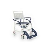 Comfort Plus Banyo ve Tuvalet Sandalyesi Lacivert | Plastik Gövde, Lazımlıklı, Frenli Teker DM-8088A