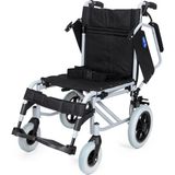 Comfort Plus DM-337 Refakatçi Kullanımlı Alüminyum Hasta Taşıma Sandalyesi 45CM Oturma Genişliği
