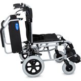 Comfort Plus DM-337 Refakatçi Kullanımlı Alüminyum Hasta Taşıma Sandalyesi 50CM Oturma Genişliği