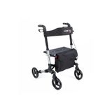 Comfort Plus DM-9102 Gri Lüx Alüminyum Rolatör Tekerlekli Yürüteç oturaklı baston Katlanabilir sağlam