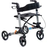 Comfort Plus DM9102 Lüx Alüminyum Rolatör Yürüteç 12 inç Tekerlekli Katlanabilir Hafif Kullanım