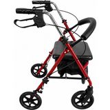 Comfort Plus DY049146L(4) Kırmızı Rolatör Yürüteç