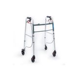 Comfort Plus Kf8220l-5 Alüminyum 4 Tekerlekli Walker Yürüteç Büyük Tekerli Frenli Hasta Yürüteci Tekerli