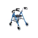 Comfort Plus Rolatör KALIN Tekerlekli Yürüteç Hasta Yaşlı Yürüteçi Oturaklı 4 Tekerli 110 kg Taşıma Kapasiteli