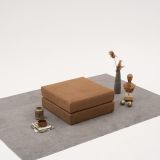 Comfort Serisi Yataklı Puf Modül, Kahve