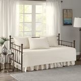 Comfort Spaces Yorgan yatak nevresim takımı 75"x39" fildişi rengi