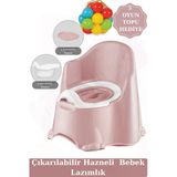 Comfort Taşınabilir Lazımlık – Çocuk Tuvalet Eğitimi Alıştırma Lazımlığı Pembe 5Top