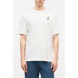 Comfortable fit Erkek Beyaz Slogan T-Shirt