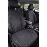 Comfortix Kaydırmaz tabanlı Pilot 3 lü Oto Koltuk Minder Seti - Kaymaz tabanlı-Sünger destekli- Kapitoneli- Terletmez Kumaş-Pratik Kurulum
