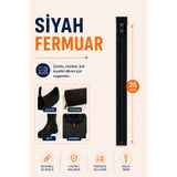 COMFORTSTEP Siyah Fermuar 25cm