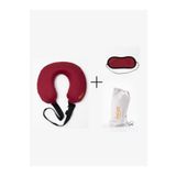 Comforty Bordo Visco Ortopedik Seyahat Boyun Yastığı Ergonomik Visco Yastık (bordo) Pamuklu 35 x 45 Visko