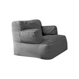 Comfy Armut Koltuk 80x80 cm 1. Sınıf Imperteks Kumaş ile Bahçe ve İç Mekan Kullanımı İçin Rahat - Gri