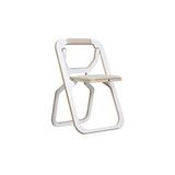 Comfy Delux Katlanabilir Yer Kaplamayan Beyaz Plywood Kamp Sandalyesi