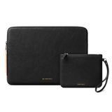 Comfyable 13/13.3/14 İnç MacBook Pro ve MacBook Air, Mac Seyahat Kılıfı, İnce PU Deri Dizüstü Bilgisayar Kılıfı M4/M3/M2/M1 2024-2021, Siyah ile Uyumlu Aksesuar Kılıflı İnce Koruyucu Dizüstü