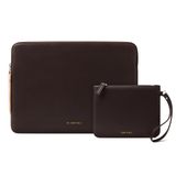 Comfyable 13/13.3/14 inç MacBook Pro ve MacBook Air, Mac Seyahat Kılıfı, İnce PU Deri Dizüstü Bilgisayar Kılıfı M5/M4/M3/M2/M1 2025-2021 ile Uyumlu Aksesuar Kılıflı İnce Koruyucu Dizüstü Bilgisayar