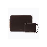 Comfyable 15" MacBook Air Laptop Kılıfı ve Aksesuar Çantası - M1/M2/M3/M4/M5 Uyumlu, Suya Dayanıklı - Çikolata