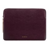 Comfyable iPad Air 13" M3 2025, iPad Pro 13" M5 2025 ile Uyumlu Tablet Kılıfı Sihirli Klavye ve Kalem Tutuculu - PU Deri Çanta İnce Koruyucu Kılıf - Berry Brown