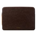 Comfyable Laptop Kılıf MacBook Pro 16 M5 Pro/MAX A3428 A3429 M4 M3 M2 M1 2026-2019 ve MacBook Air 15 geniş uyum, PU su itici kılıf, kahverengi Briarwood
