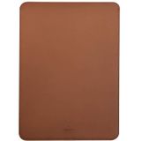 Comfyable Laptop Kılıfı 15 inç MacBook Air 15" M3 Pro/Max 2024 A3114 & M2 2023 A2941 ile Tam Uyumlu, Suni Deri Kılıf Kılıf, Kahverengi