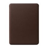 Comfyable MacBook Pro 16 inç M3 M2 Pro/Max 2023 için Uyumlu İnce Dizüstü Bilgisayar Kılıfı, Suni Deri Koruyucu 16 inç Mac Kapak Kılıfı, Kahve