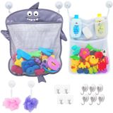 Comfylife 2 x File Banyo Oyuncak Düzenleyici + 6 Ultra Güçlü Kanca - Mükemmel Küvet Oyuncak Tutacağı ve Banyo veya Duş Kutusu - Bu Çok Amaçlı Ağ Çantalar Bebek Banyo Oyuncak Saklamayı Kolaylaştırır - Çocuklar