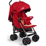 Comfymax Tam Yatar Baston Bebek Arabası 19 kg Taşıma Kapasitesi ile Tek Elle Katlanabilir Dark Red - Kırmızı