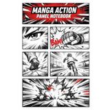 Comic & Manga Layout Sketchbook for Action Scenes, Battles, and Dynamic Storytelling: A High-Energy Comic Panel Notebook for Manga Artists, Anime Fans, and Creators