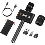 COMİCA COMICA Revo S Kablosuz Ropörtaj Mikrofonu USB-C + Lightning Girişli Telefonlar için