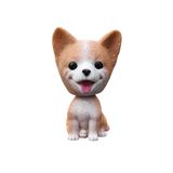 Comidox El yapımı çocukluk hafızası BobbleHead Köpekler Araba Dash Yavrusu Araba Araç dekorasyonu sallanan kafa köpek üstün Doğal Reçine Corgi tarafından üretilmiştir 1 adet