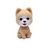 Comidox El yapımı çocukluk hafızası BobbleHead Köpekler Araba Dash Yavrusu Araba Araç dekorasyonu sallanan kafa köpek üstün Doğal Reçine Pomeranian 1 adet
