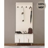 Comiet Açelya Mdf Ayaklı Tasarım Askılıklı Portmanto Ayakkabılık