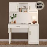 Comiet Kardelen Mdf Kitaplıklı Dolaplı Çalışma Masası - 120x165 - Aytaşı