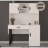 Comiet Lale Mdf Kitaplıklı Dolaplı Çalışma Masası - 120*165 - Aytaşı