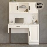 Comiet Manolya Mdf Kitaplıklı Dolaplı Çalışma Masası - 120*165 - Aytaşı