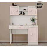 Comiet Nilüfer Mdf Kitaplıklı Dolaplı Çalışma Masası - 120*165