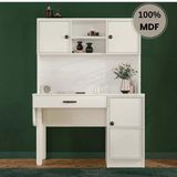 Comiet Zambak Mdf Kitaplıklı Dolaplı Çalışma Masası