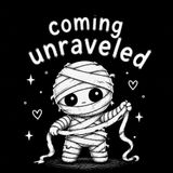 Coming Unraveled: A Spooky Cute Sketchbook (100 Pages): 8.5 x 8.5 Blank Sketchbook for Drawing, Doodling, and Creative Ideas